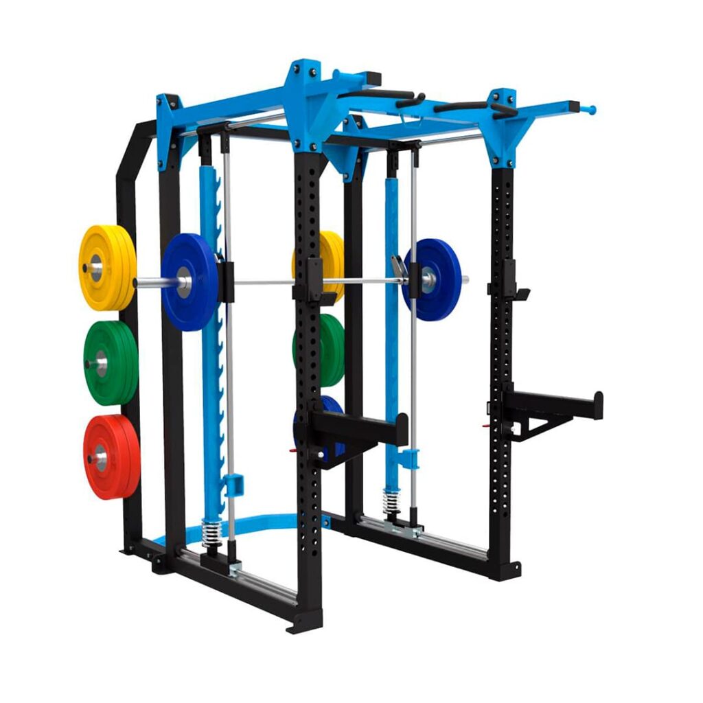 Most versatile 3D Smith machine with power rack combination